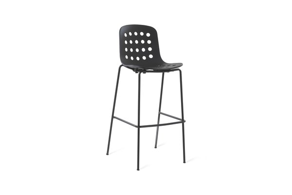 Stuhl, Barhocker, Metallrahmen, Sitzhöhe, Lochdesign