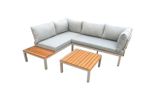 Gartenmöbel, Sofagruppe, Lounge-Ecksofa, Outdoor-Möbel, Kissenauflage